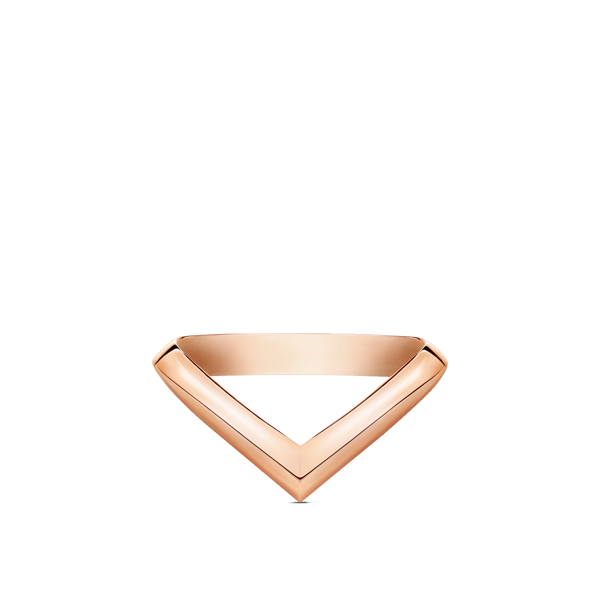 LV Diamonds V Ring, Pink Gold  in Jewellery's Categories Wedding Bands collections by Louis Vuitton (Product zoom)